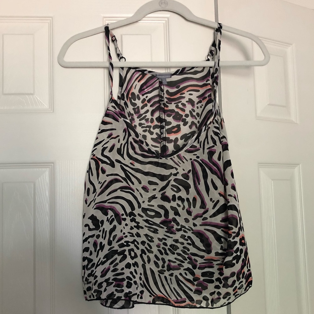 Patterned Chiffon Blouse